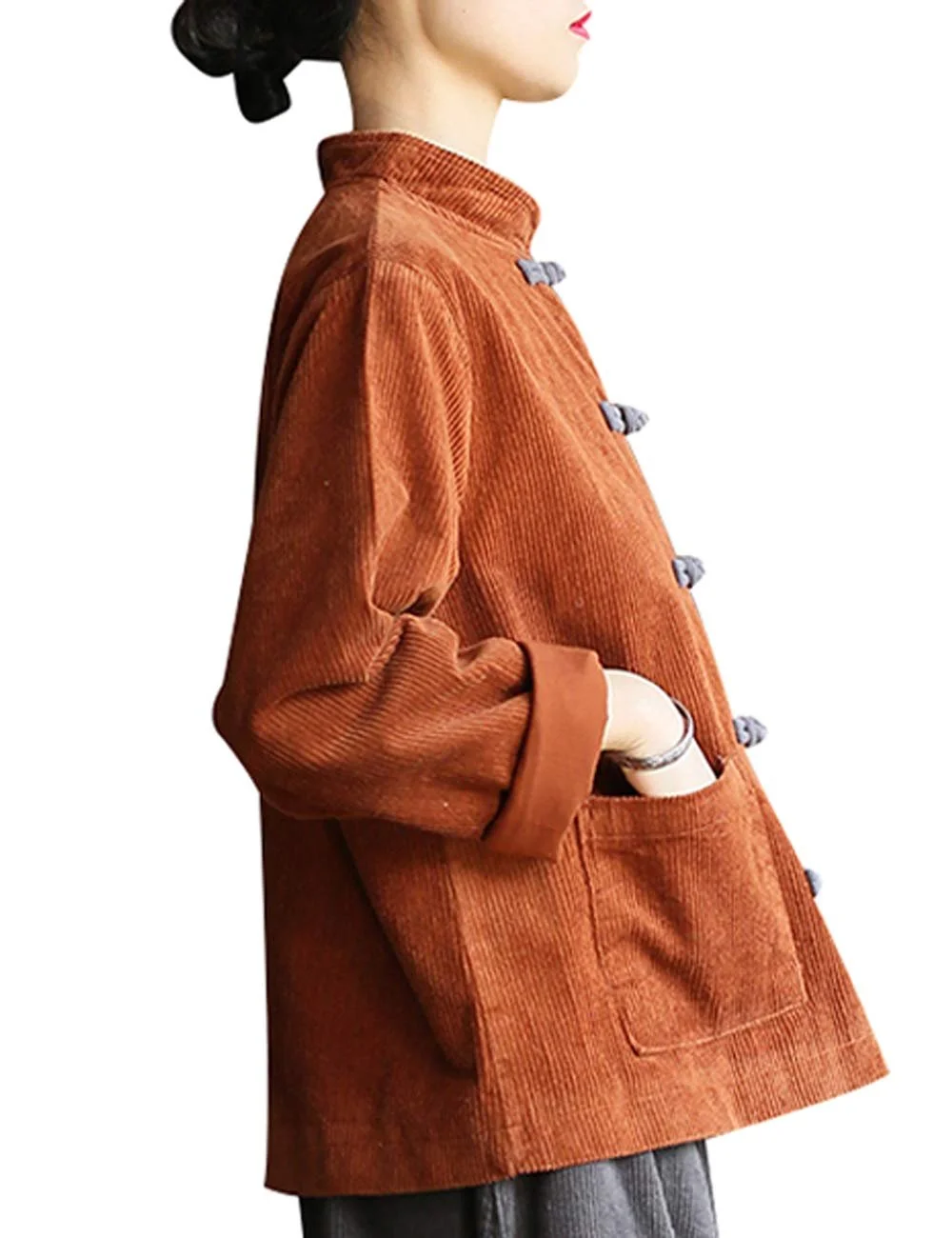 Жіноче пальто Youlee Весна, комір-стійка, фото №4 Жіноче пальто Youlee Весна, комір-стійка, фото №4