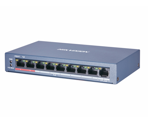 Комутатор Hikvision DS-3E0109P-E/M(B), фото №1