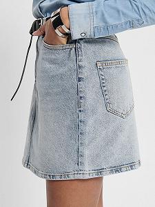 Спідниця ONLROSE LIFE ASHAPE SKIRT BB NAS2630 15196756 Light Blue Denim ONLY Блакитний S synthetic.ua - Фото 1