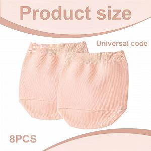 Носки для пальцев женские Щиколотки Дышащие полуноски с нескользящими силиконовыми точками Невидимые носки для пальцев Женские хлопковые носки для пальцев для высоких каблуков Балет synthetic.ua - Фото 1