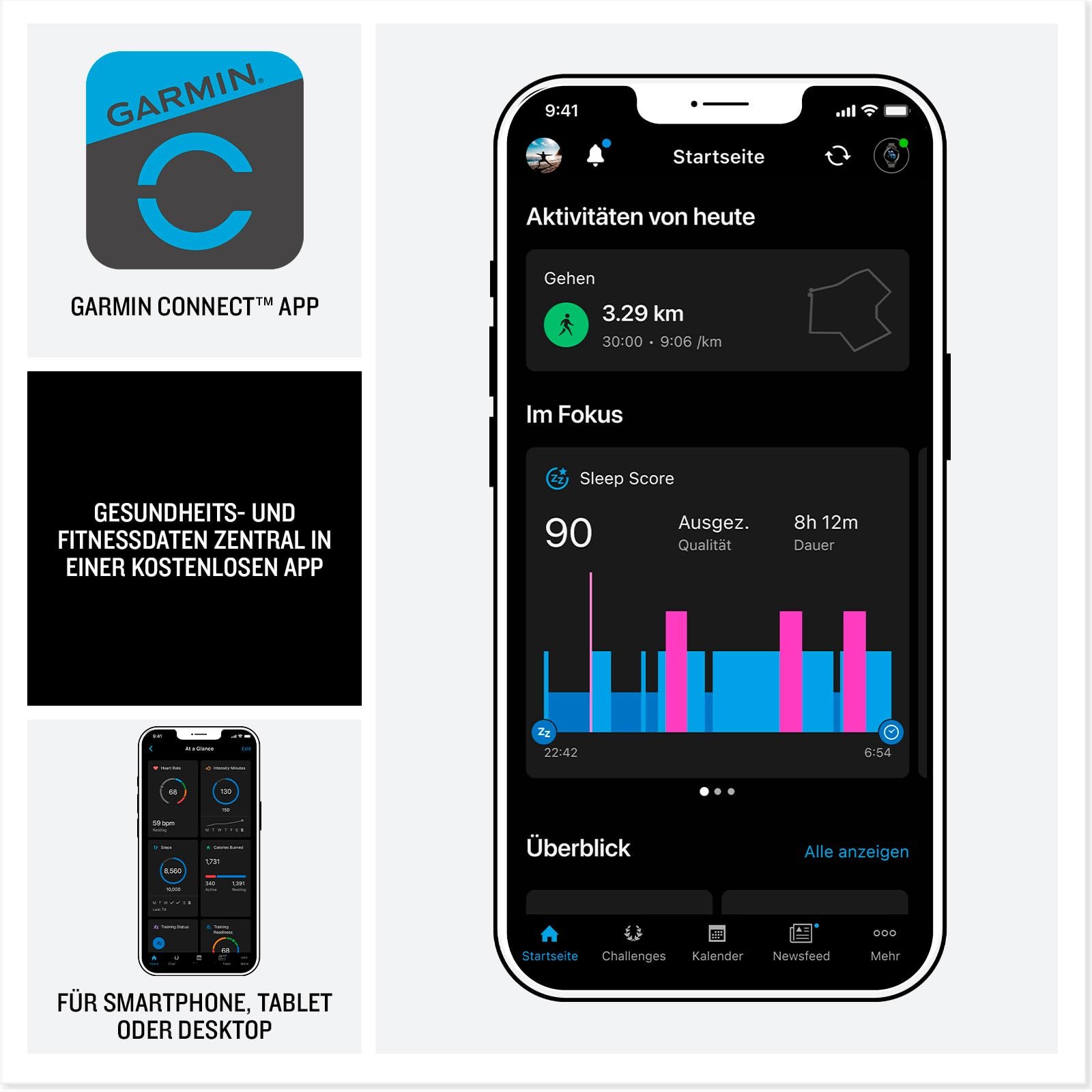 Фітнес смарт-годинник Garmin vívoactive 6 42 мм, 1.2-дюймовий сенсорний AMOLED-дисплей, до 11 днів автономної роботи, 80+ спортивних додатків, варіанти тренувань, функції здоров'я, смарт-сповіщення, GarminPay, фото №6