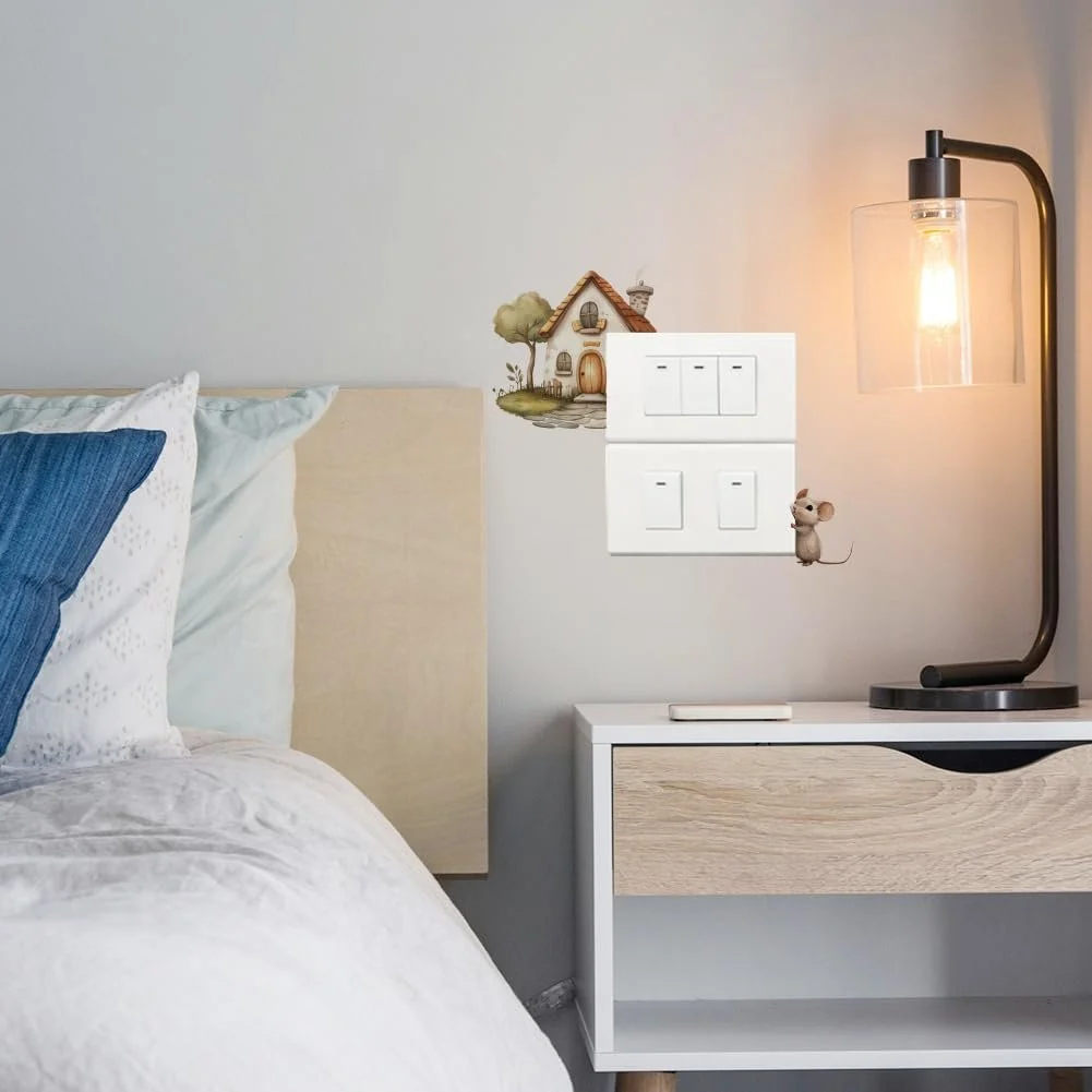 Наклейки на вимикачі AHANDMAKER 6 штук Мультяшні миші 7 x 7 дюймів, фото №6 Наклейки на вимикачі AHANDMAKER 6 штук Мультяшні миші 7 x 7 дюймів, фото №6