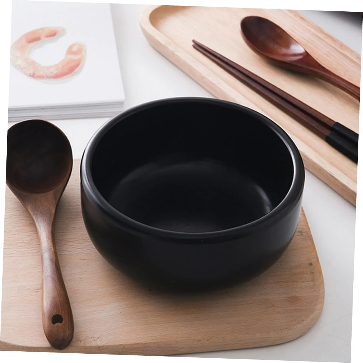 Керамічна каструля для тушкування з підставкою термостійка енергоощадна, фото №4