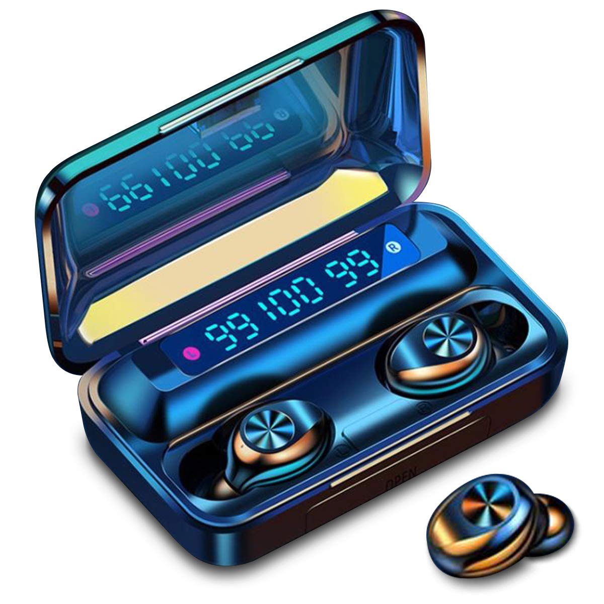 Наушники Bluetooth 5.1 Внутриканальные Совместимые с Samsung Galaxy Z Flip 6 5 4 3 / Fold 6 5 4 3 2 Стерео LED дисплей Беспроводные Зарядный бокс, фото №1