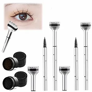 Штамп для нижніх вій 2-в-1 Водостійка Підводка для очей - Фото 1