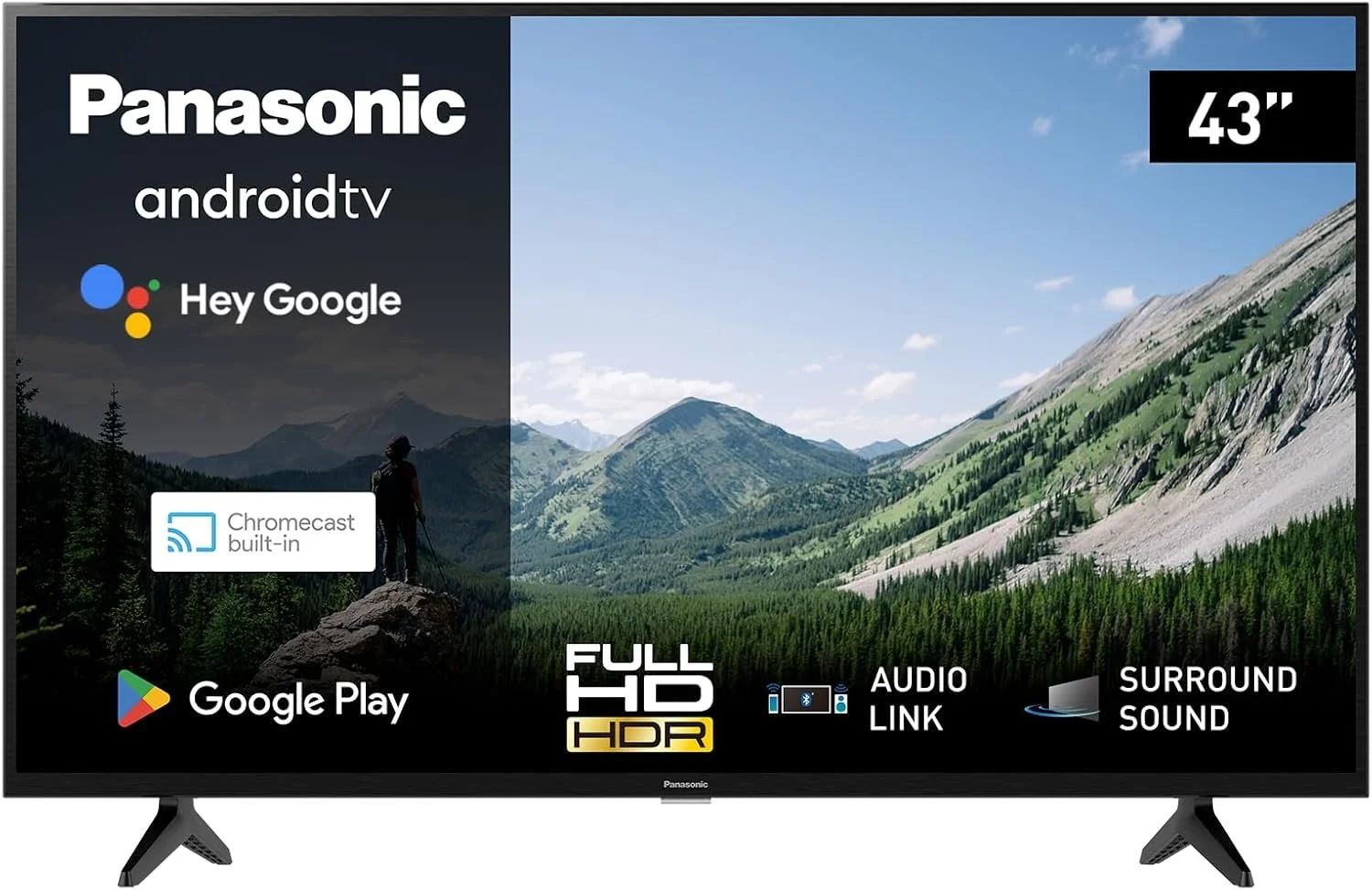 Телевизор 43" Panasonic TX-43MSW504 / Full HD / 60 Гц / LCD / Smart TV / Wi-Fi / Bluetooth / T2, фото №1