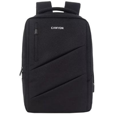 Рюкзак для ноутбука Canyon 15.6" BPE-5 Urban USB 12-18L, Black (CNS-BPE5B1), фото №1 Рюкзак для ноутбука Canyon 15.6" BPE-5 Urban USB 12-18L, Black (CNS-BPE5B1), фото №1