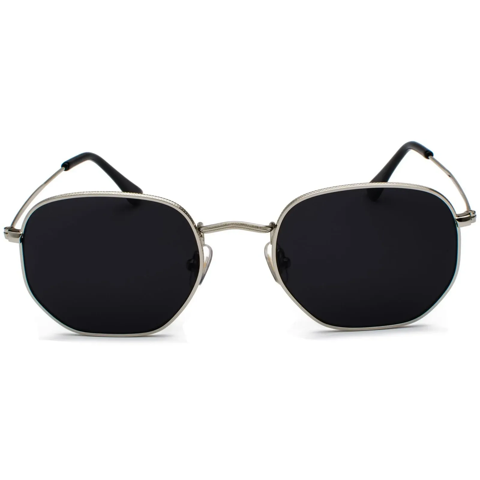 Сонцезахисні окуляри Багатокутні JCTAIFOO Модні для чоловіків і жінок Легкі шестикутні металеві UV400, фото №2 Сонцезахисні окуляри Багатокутні JCTAIFOO Модні для чоловіків і жінок Легкі шестикутні металеві UV400, фото №2