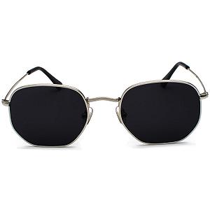 Сонцезахисні окуляри Багатокутні JCTAIFOO Модні для чоловіків і жінок Легкі шестикутні металеві UV400 synthetic.ua - Фото 1