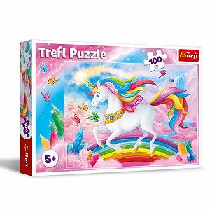 Пазл Trefl Crystal World of Unicorns 100 деталей - Фото 1