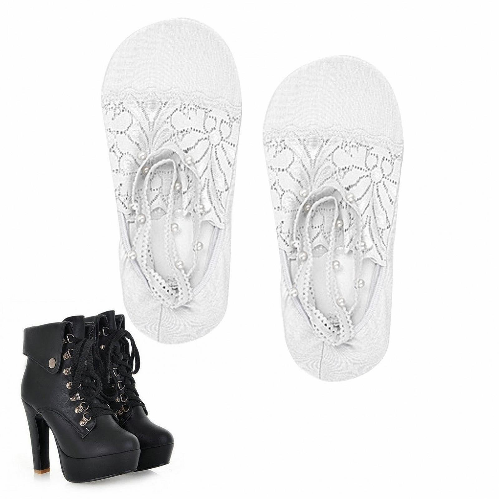 Носки Fulenyi Без следа Кружевные Женские Белые, фото №1