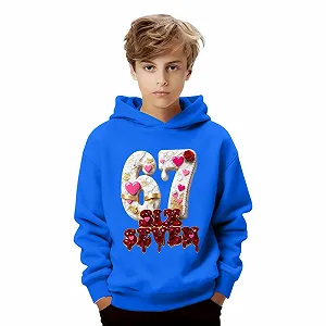 Худи с мемом 67 Six Seven для девочек, с длинными рукавами, с принтом 67, удобный свитшот, Preppy Streetwear, модный джемпер для девочек и мальчиков synthetic.ua - Фото 1