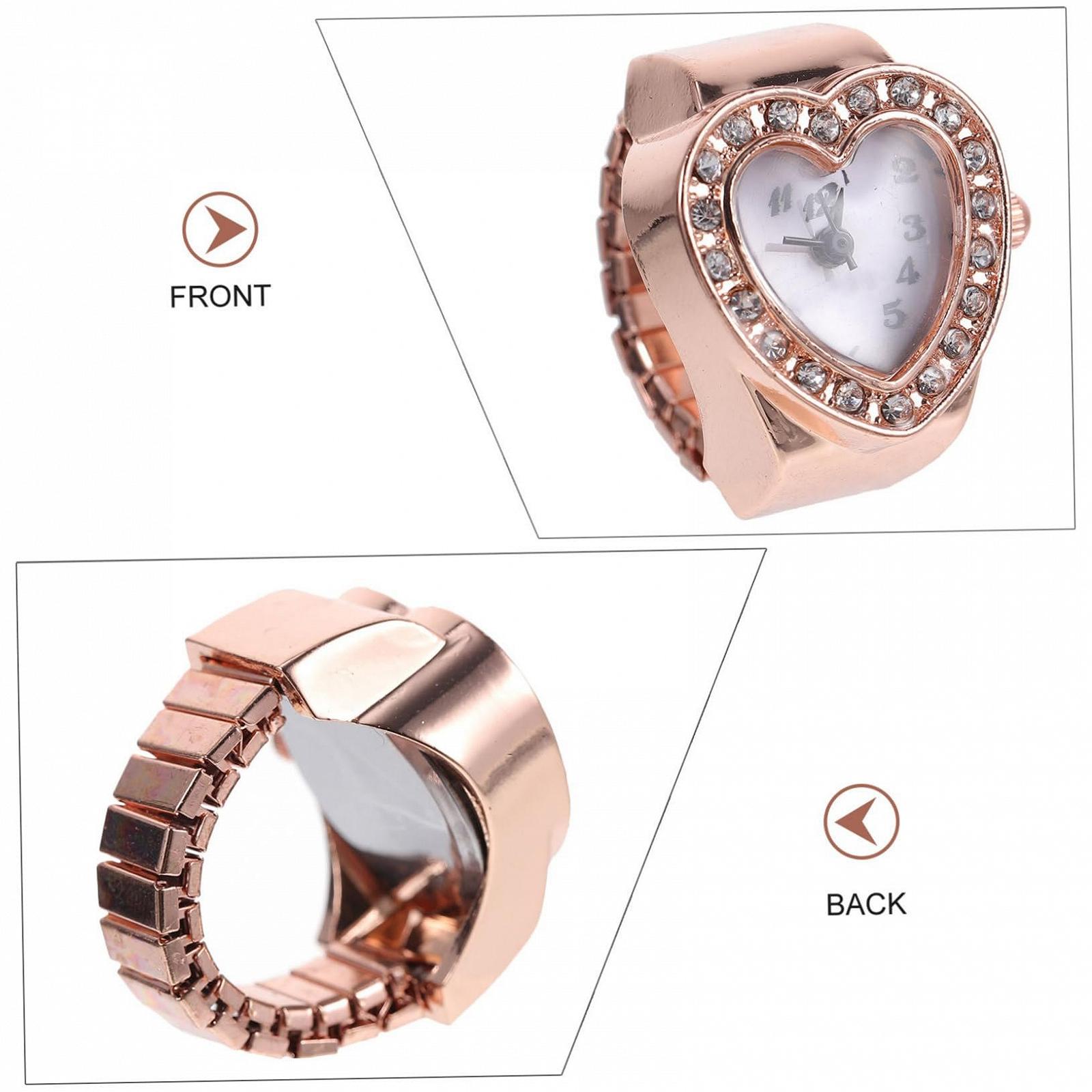 Кільце-годинник WRITWAA Серце Кварцовий, фото №3