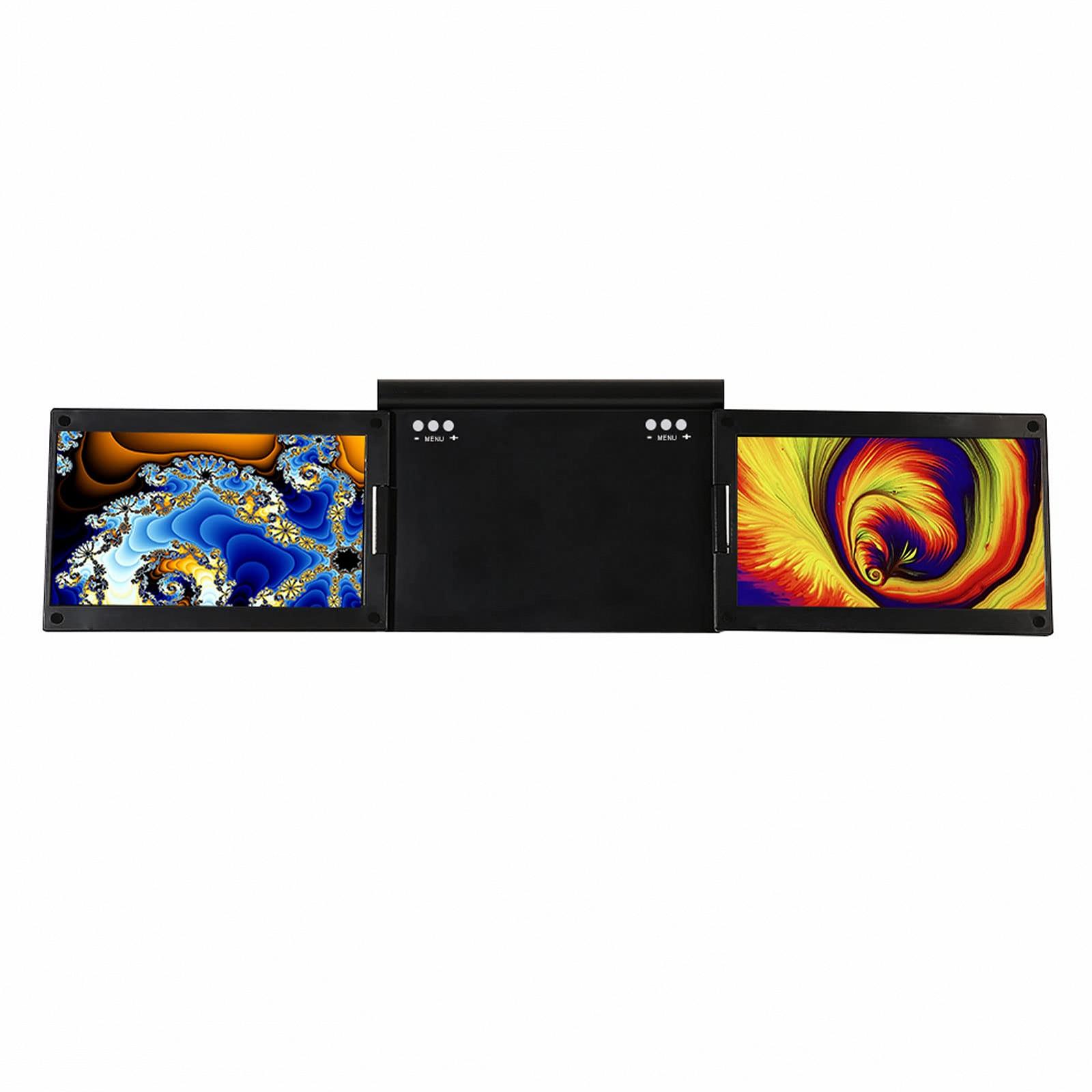 Монитор Lazmin112 X50 13.3 дюйма IPS Full Screen Dual Laptop Screen с разрешением 1920 x 1080 HD Портативный Dual Extender Screen, фото №1