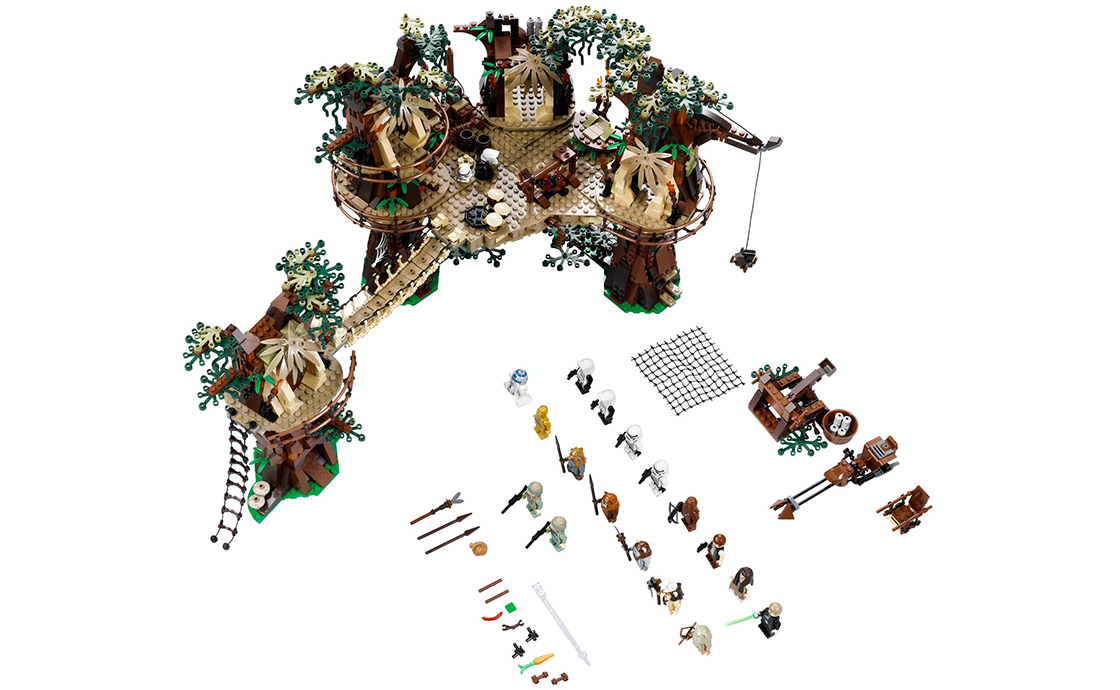 Конструктор Лего LEGO Star Wars Поселок Эвоков (10236), фото №3