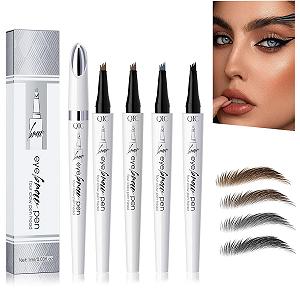 Олівець для брів Waterproof з 4 наконечниками 3D Microblading Набір з 4 штук - Фото 1