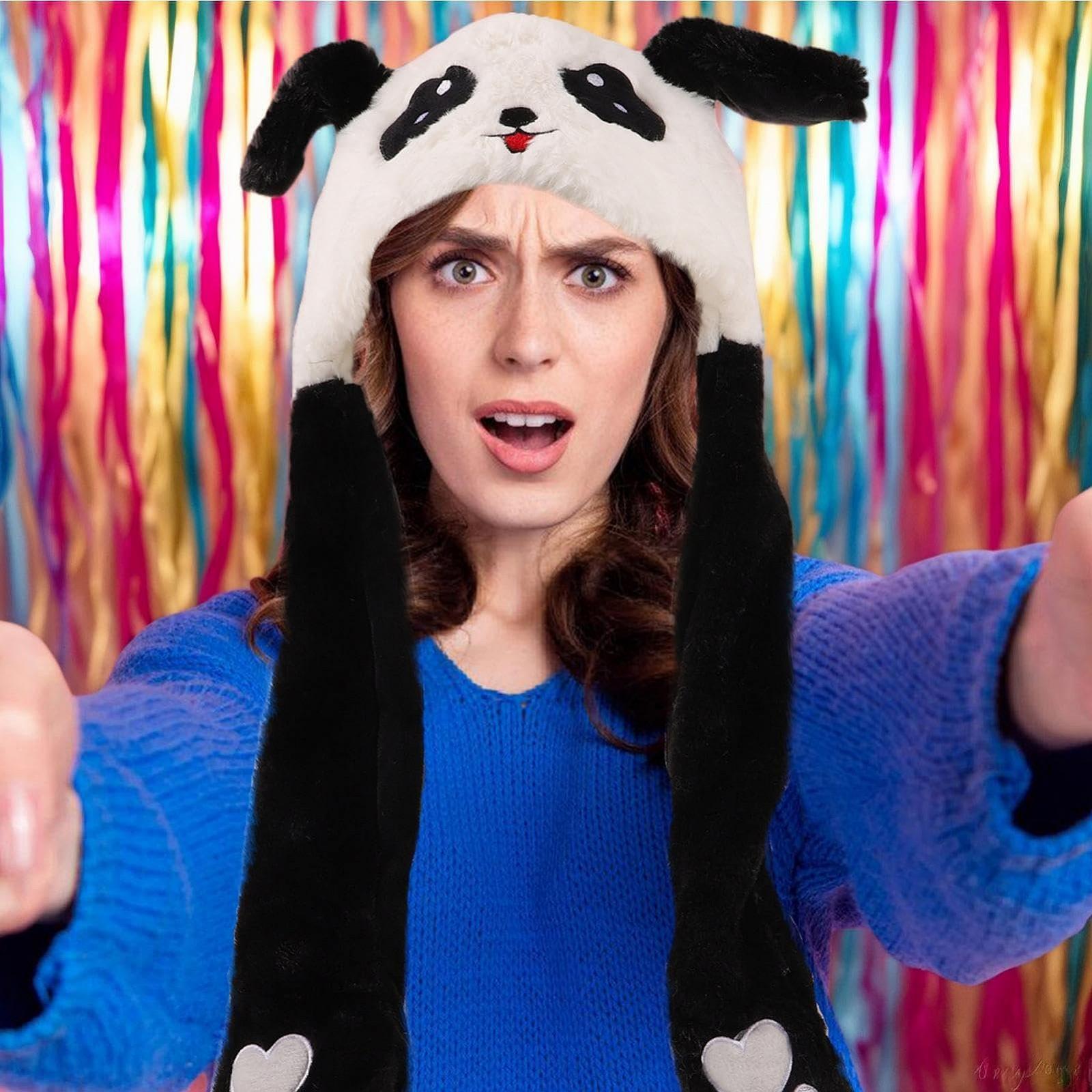 Шапка-шарф Панда Tewzafiya, Зимова, фото №5 Шапка-шарф Панда Tewzafiya, Зимова, фото №5