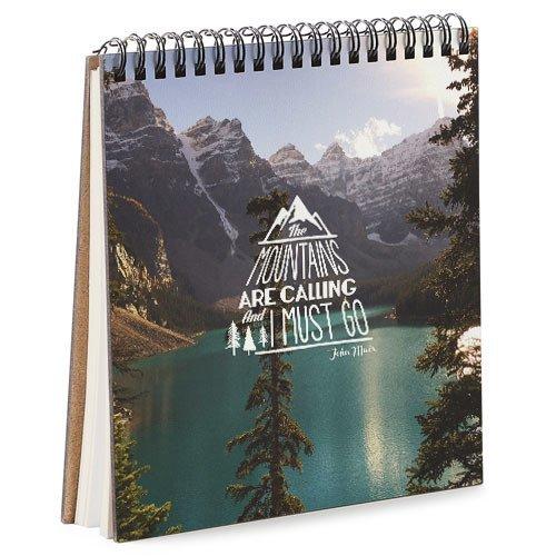 Блокноты Presentville Sketchbook "The mountains are calling and must go" квадратный 16,7х18 см  BDK_17A070, фото №1