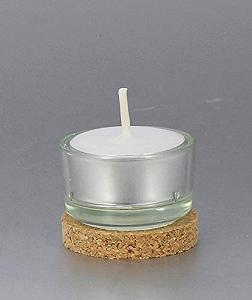 Свічка Oval 8622 Білий з чайною свічкою 19 x 13 см synthetic.ua - Фото 1