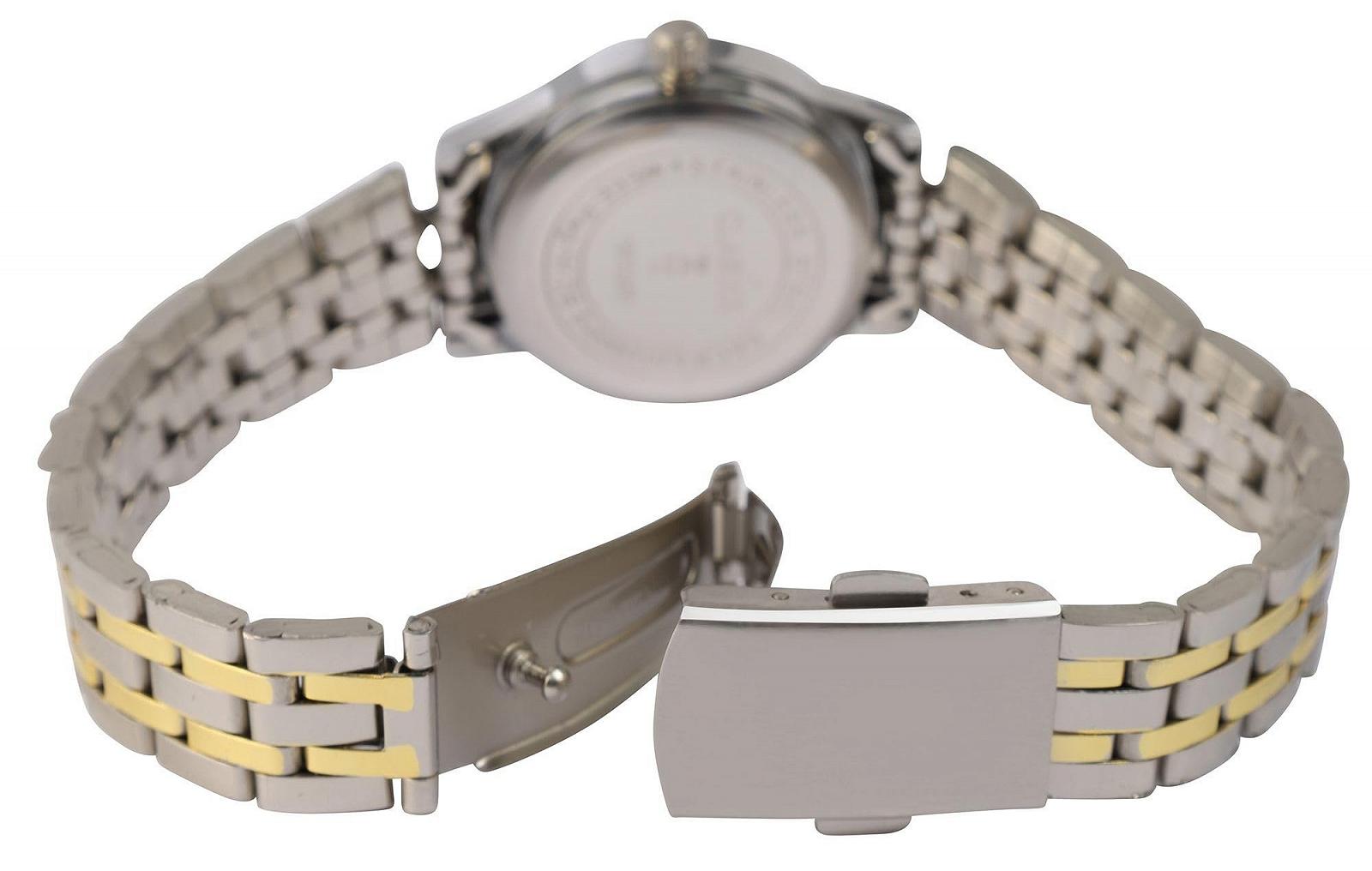 Classix Жіночий годинник з ланцюговим браслетом, нержавіюча сталь, двоколірний/білий, фото №3 Classix Жіночий годинник з ланцюговим браслетом, нержавіюча сталь, двоколірний/білий, фото №3