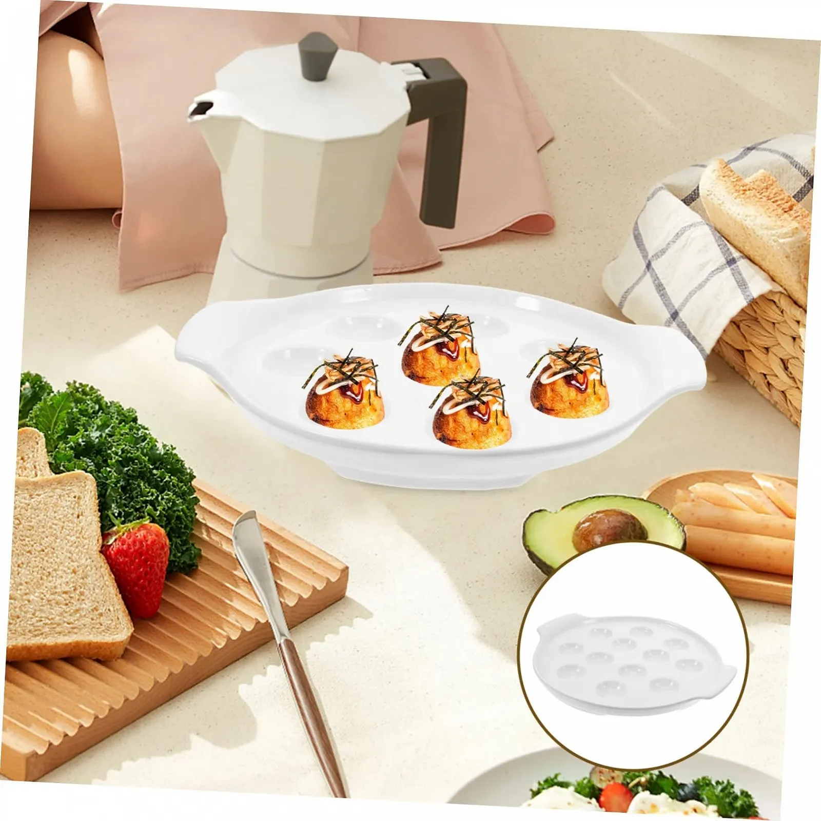 Форма для запекания улиток LABRIMP керамическая с порционными углублениями и ручками жаропрочная французский дизайн, фото №8