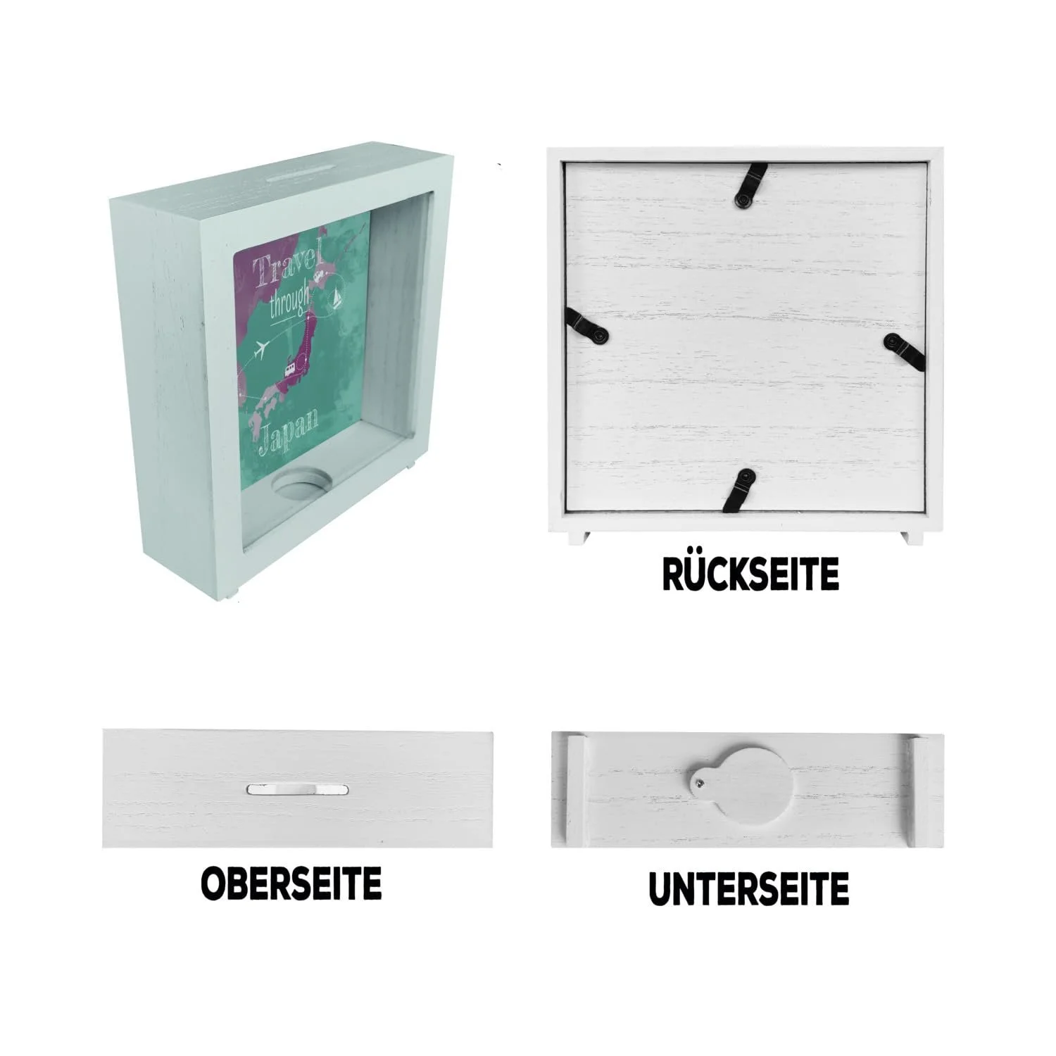 Скарбничка-рамка Wooden Frame Money Box Japan дерев'яна, фото №6