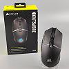Ігрова бездротова миша Corsair NIGHTSABRE RGB / Bluetooth / Радіоканал / 26000 DPI / 8 кнопок / RGB підсвітка / Інерційне 4Д колесо / Чорна (CH-931B011) Уцінка