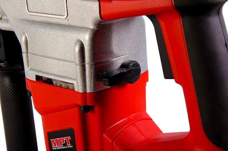 Перфоратор MPT SDS-PLUS 26 мм 1050 Вт 930 об/хв 4500 уд/хв 4.5 Дж 3 режими аксесуари 5 шт кейс MRH2603, фото №9