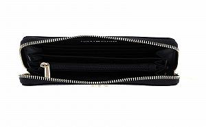 Гаманець Tommy Hilfiger Жіночий, Bds, Poppy ST Large ZA WA BDS OS, Чорний synthetic.ua - Фото 1