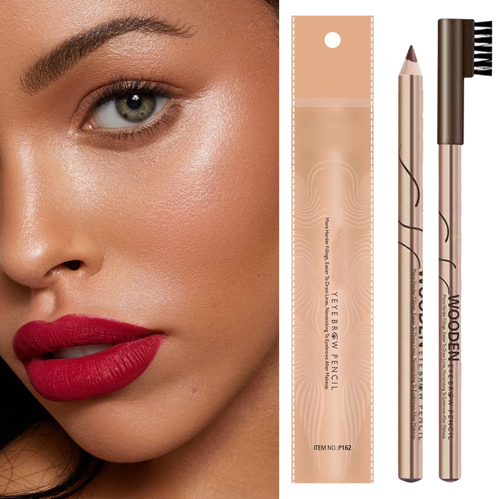 Олівець для брів Make-Up Водостійкий, природно гладкий C Один розмір, фото №3 Олівець для брів Make-Up Водостійкий, природно гладкий C Один розмір, фото №3