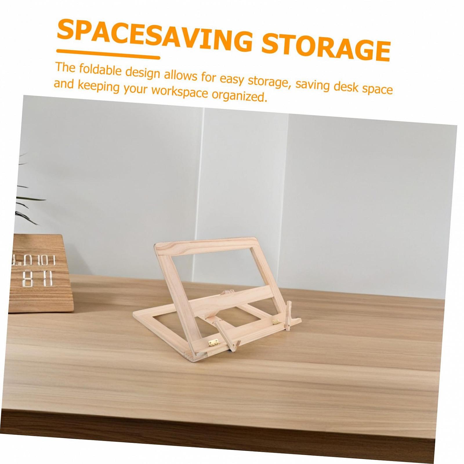 Деревянная подставка для ноутбука регулируемая, фото №9