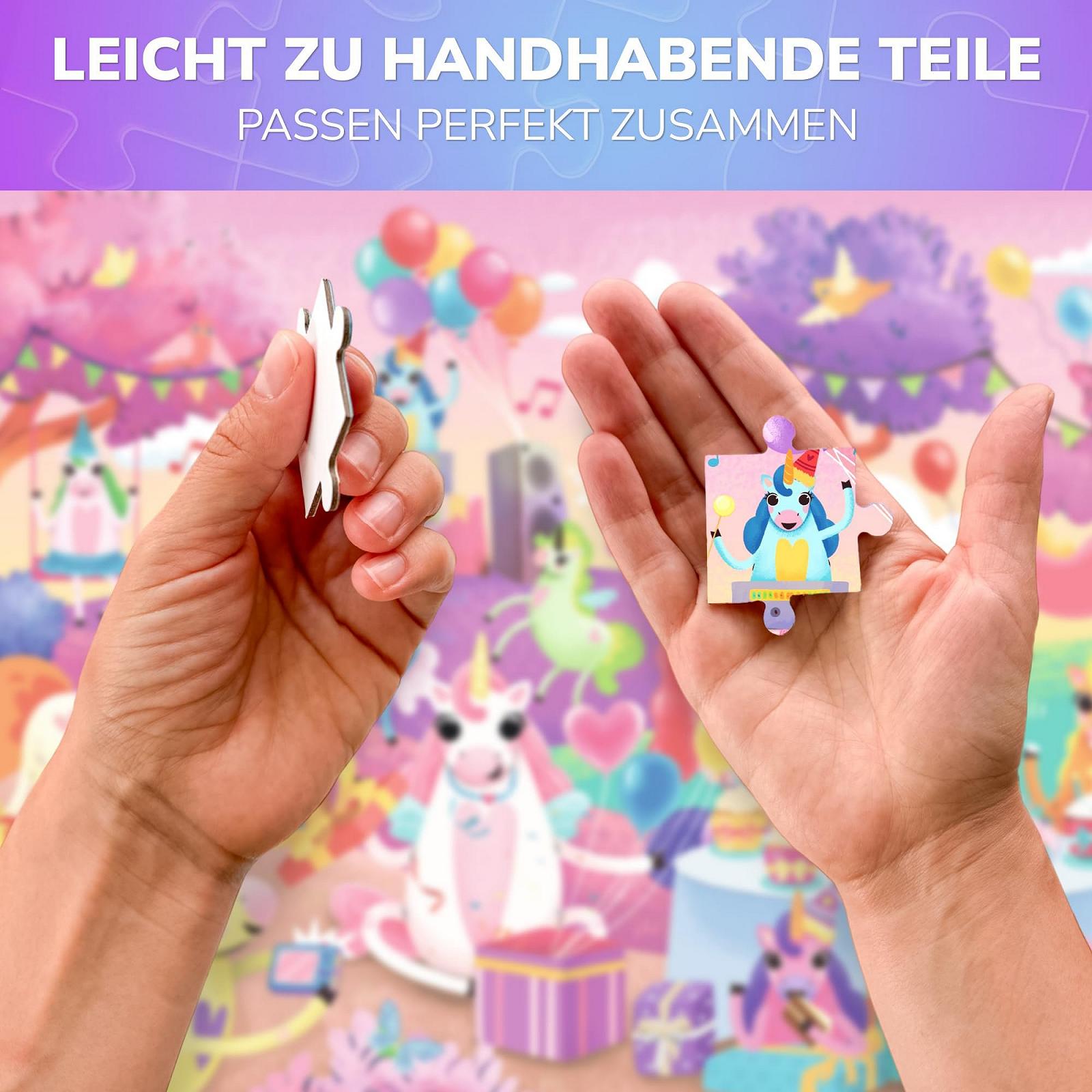 Пазл QUOKKA Единороги 60 элементов FSC-сертифицированный, фото №3 Пазл QUOKKA Единороги 60 элементов FSC-сертифицированный, фото №3