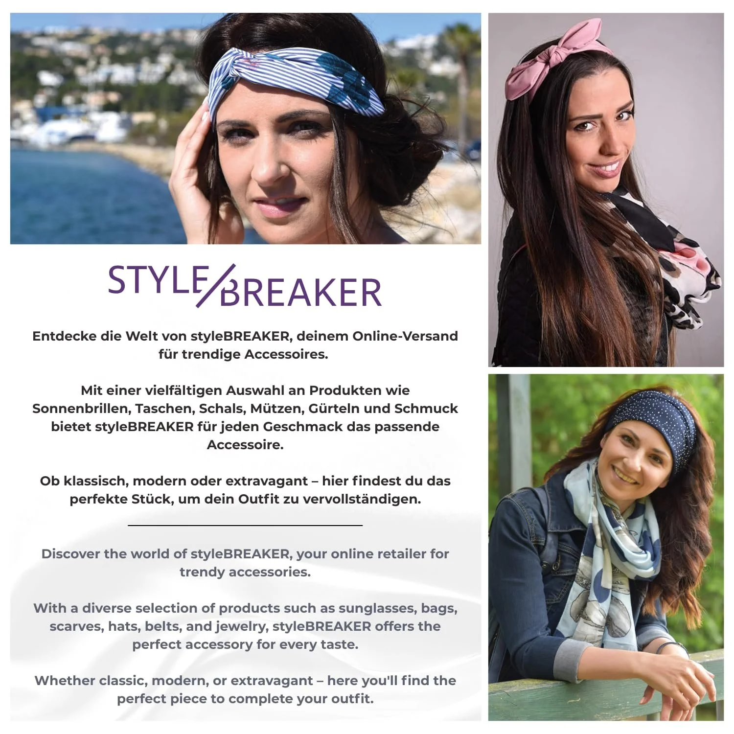 Пов'язка на голову styleBREAKER, фото №7