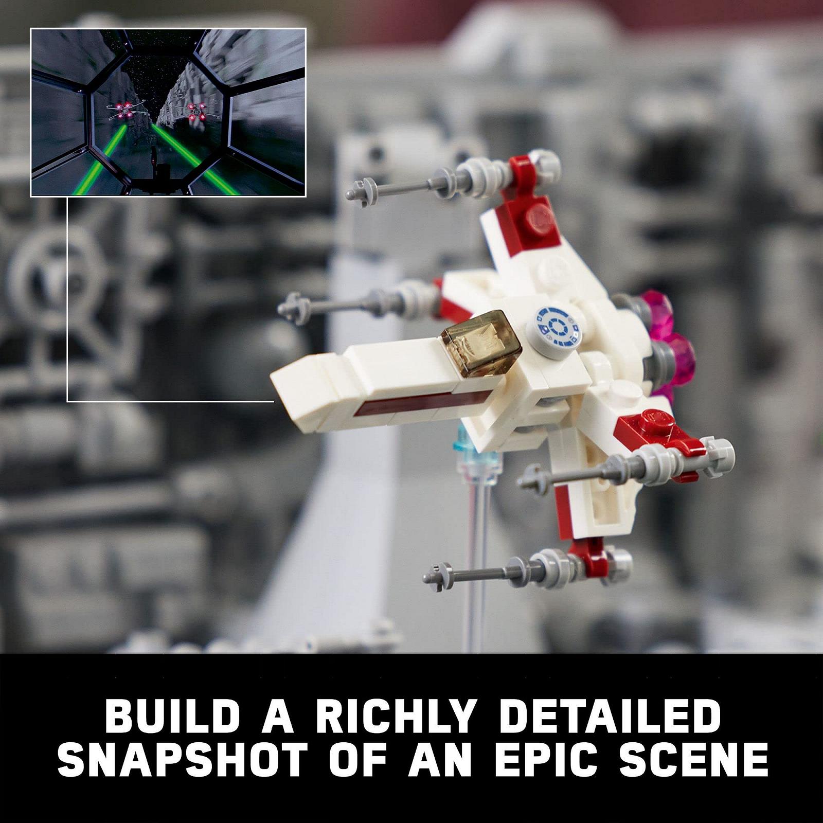Конструктор LEGO Star Wars Diorama 75329 Death Star Trench Run для дорослих (665 деталей), фото №4