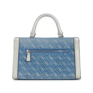 Купити Сумка сатчел GUESS Dili S Denim Logo - Фото 1 Сумка сатчел GUESS Dili S Denim Logo - Фото 1