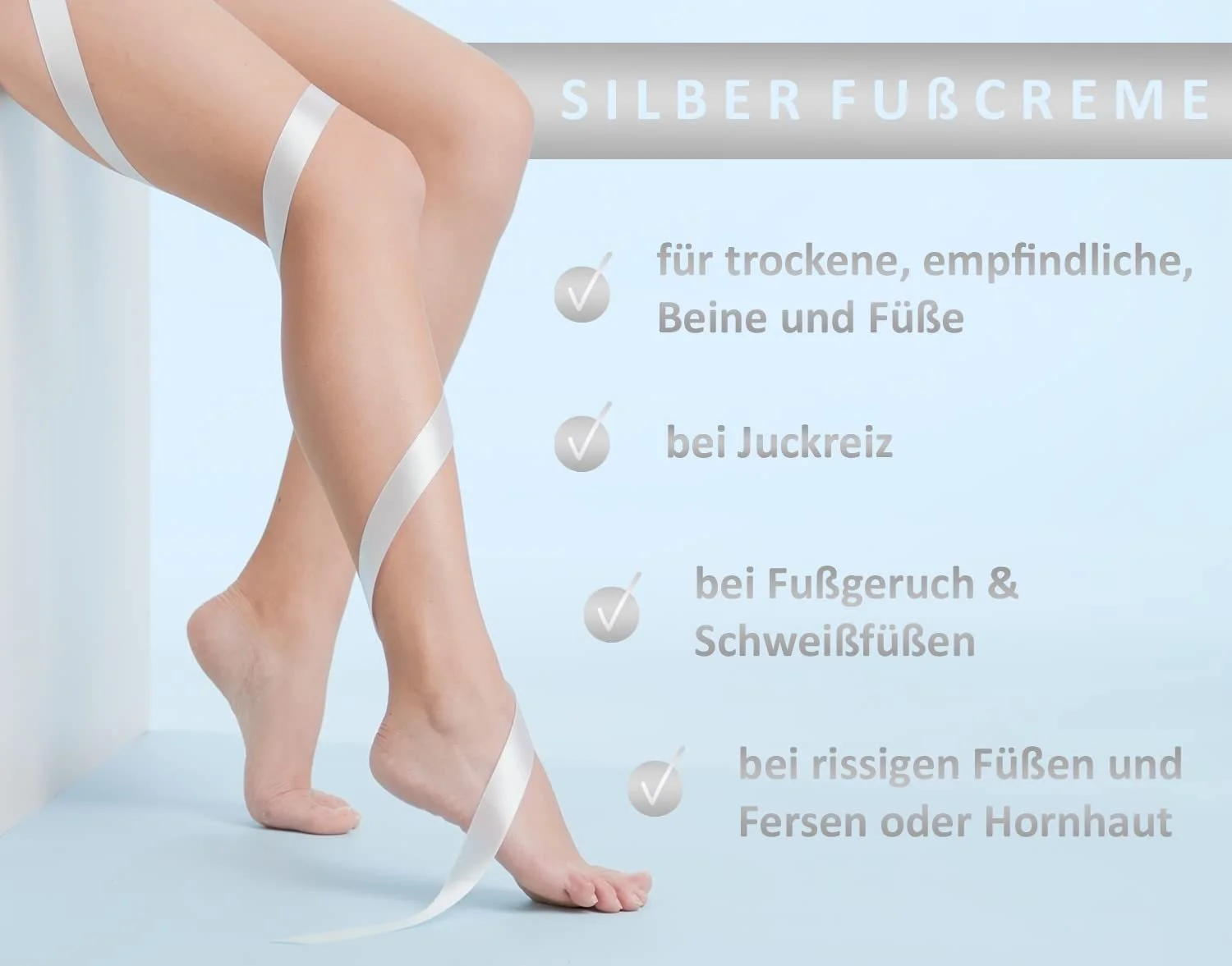 Крем для ног Blueline Silver 100 мл, фото №2