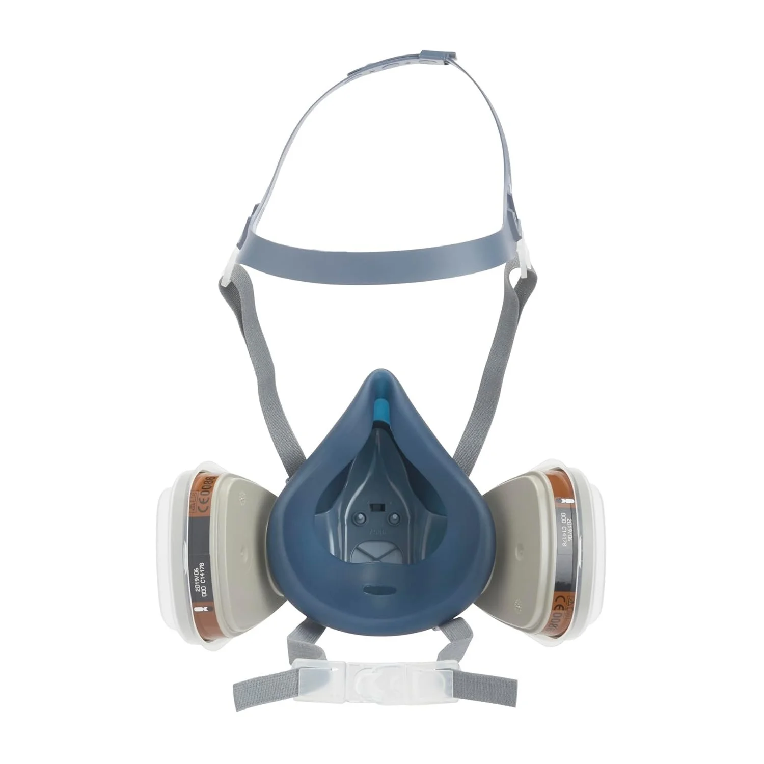 Багаторазова напівмаска 3М 7503 Синій, фото №4