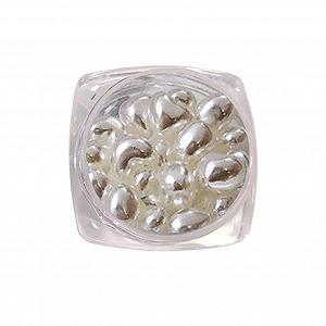 Прикраса для нігтів Серце Любові Білий - Фото 1