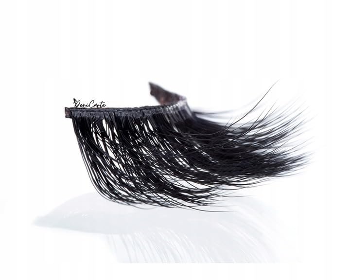 Штучні вії SCHRDA MINK WH-49 RAREN довгі пухнасті природний вигляд, фото №3