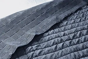 Покрывало Sleepdown Вафельный узор 200x150см Деним Голубой synthetic.ua - Фото 1