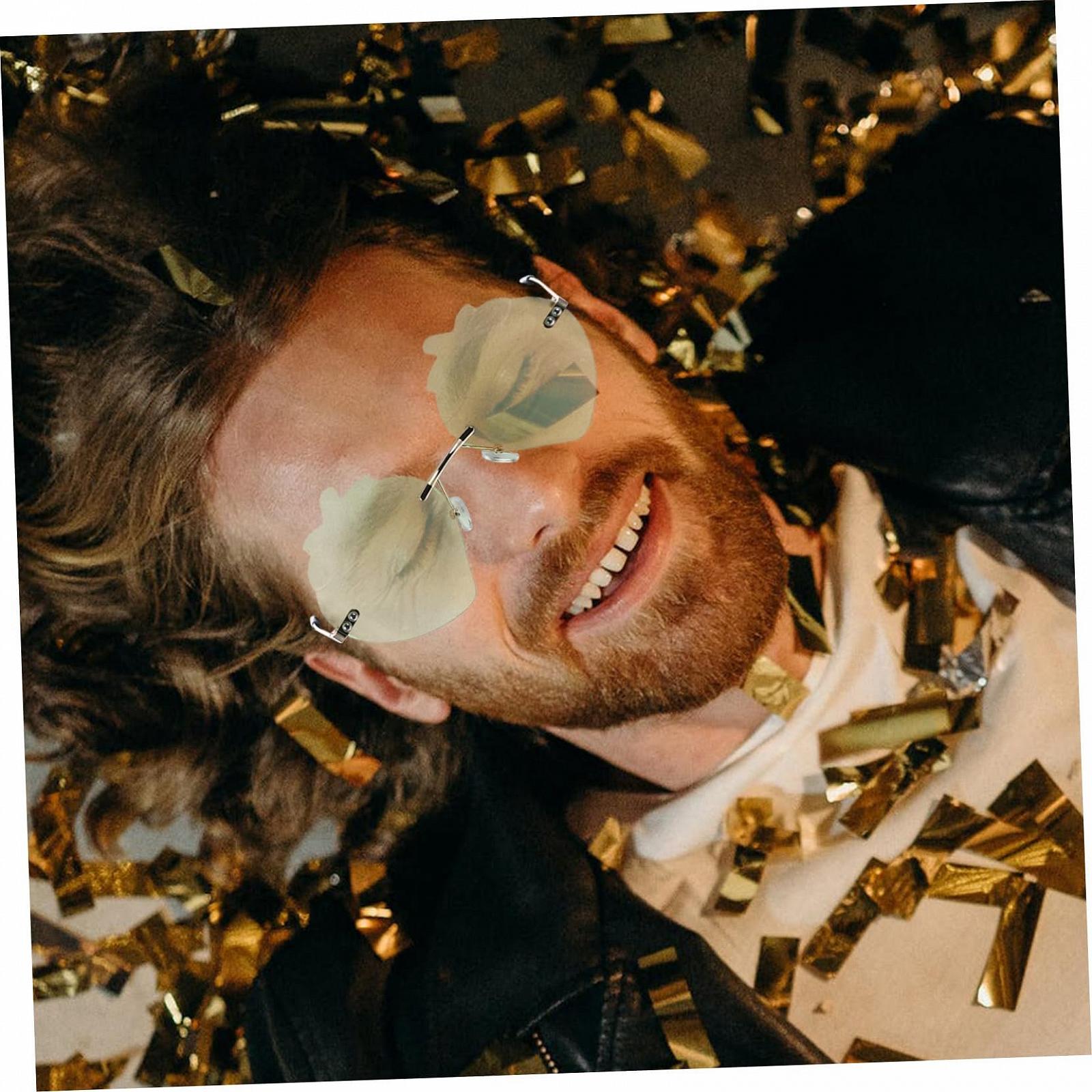 Сонцезахисні окуляри LIFKOME Полуниця, 4 пари, незвичайної форми, пластикові, без оправи, фото №6 Сонцезахисні окуляри LIFKOME Полуниця, 4 пари, незвичайної форми, пластикові, без оправи, фото №6