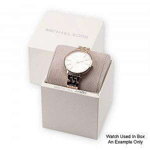 Женские часы-хронограф Michael Kors Whitney с браслетом из нержавеющей стали или кожаным ремешком synthetic.ua - Фото 1