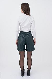 Жіночі шорти-бермуди, темно-зелені synthetic.ua - Фото 1