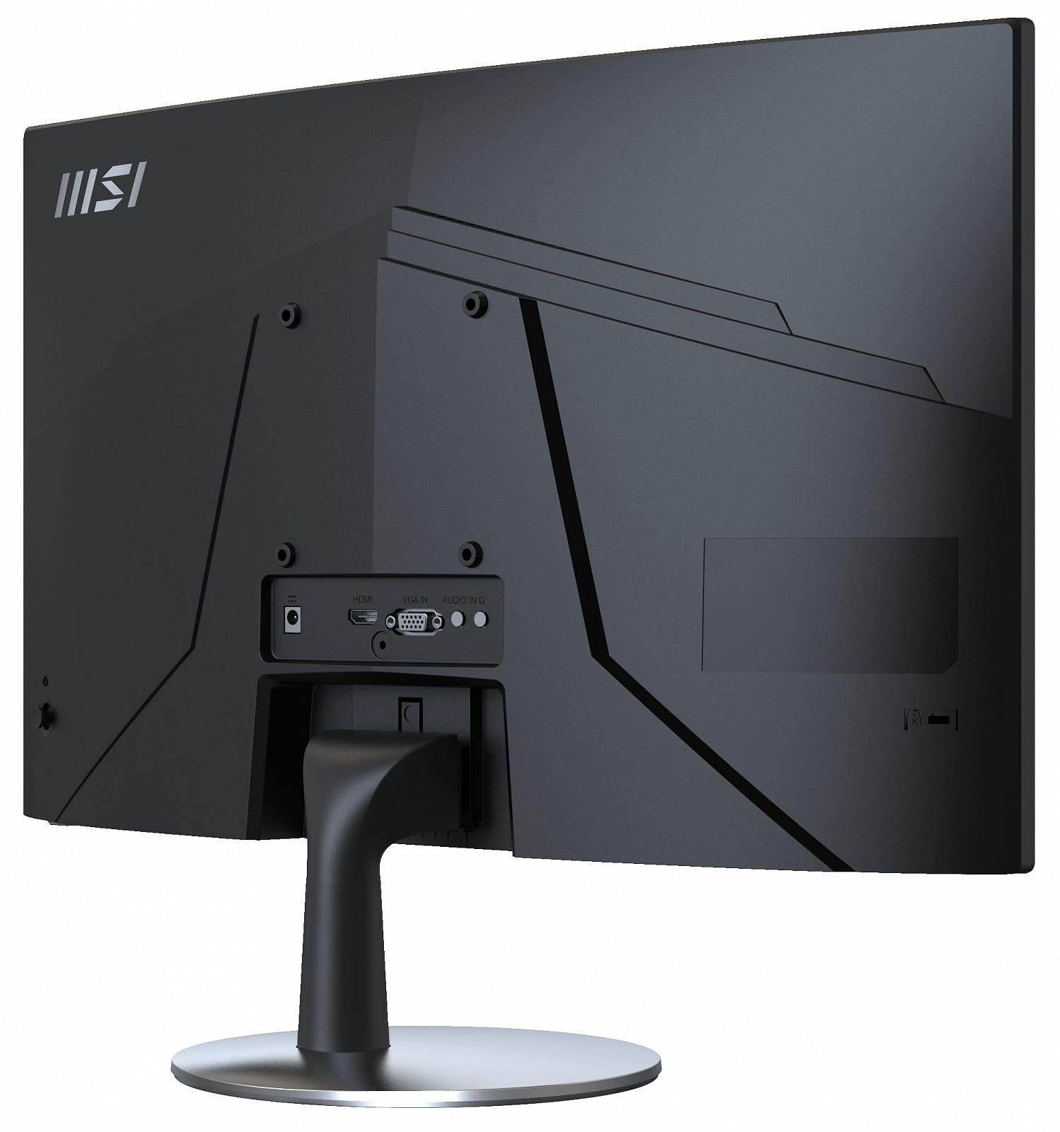 Монитор MSI Office PRO MP242CDE 60 см 23,6 дюйма Curved LED Full HD 75 Гц 1500R VA безрамочный дизайн HDMI черный, фото №4