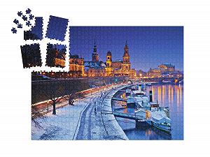 Пазл-адвент-календарь puzzleYOU Dresden in the Snow 1000 деталей synthetic.ua - Фото 1