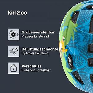 Шлем Uvex Kid 2 cc для детей, регулируемый synthetic.ua - Фото 1
