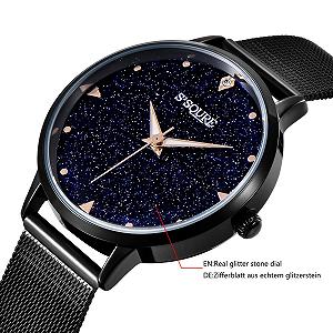 Жіночий годинник Alienwork Мармуровий циферблат Міланський ремінець synthetic.ua - Фото 1