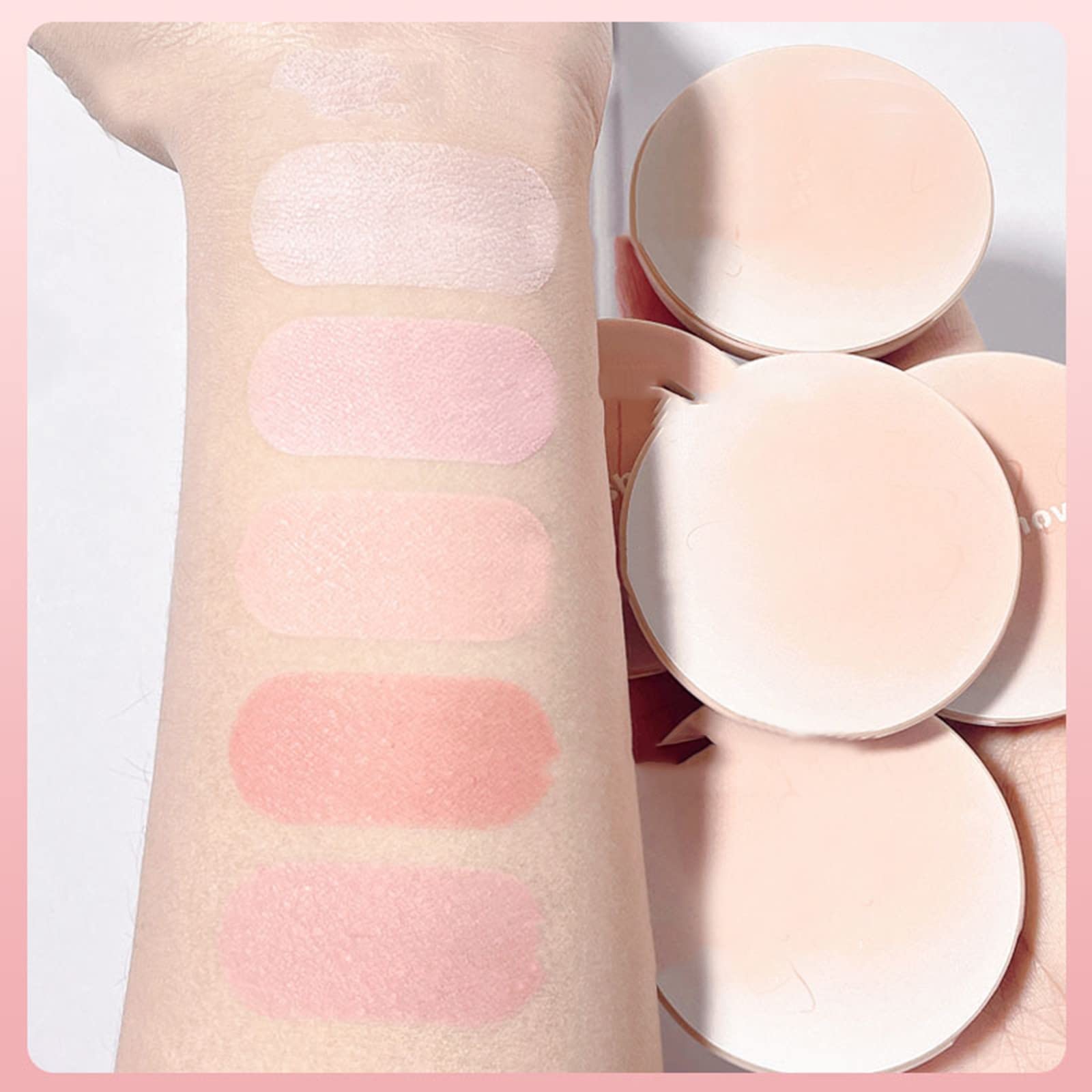 Рум'яна Lovely Marbled Blush Компактні, фото №2