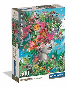 Пазл Clementoni Puzzle Collection Head In The Jungle 500 деталей компактная коробка 35600 - Фото 1