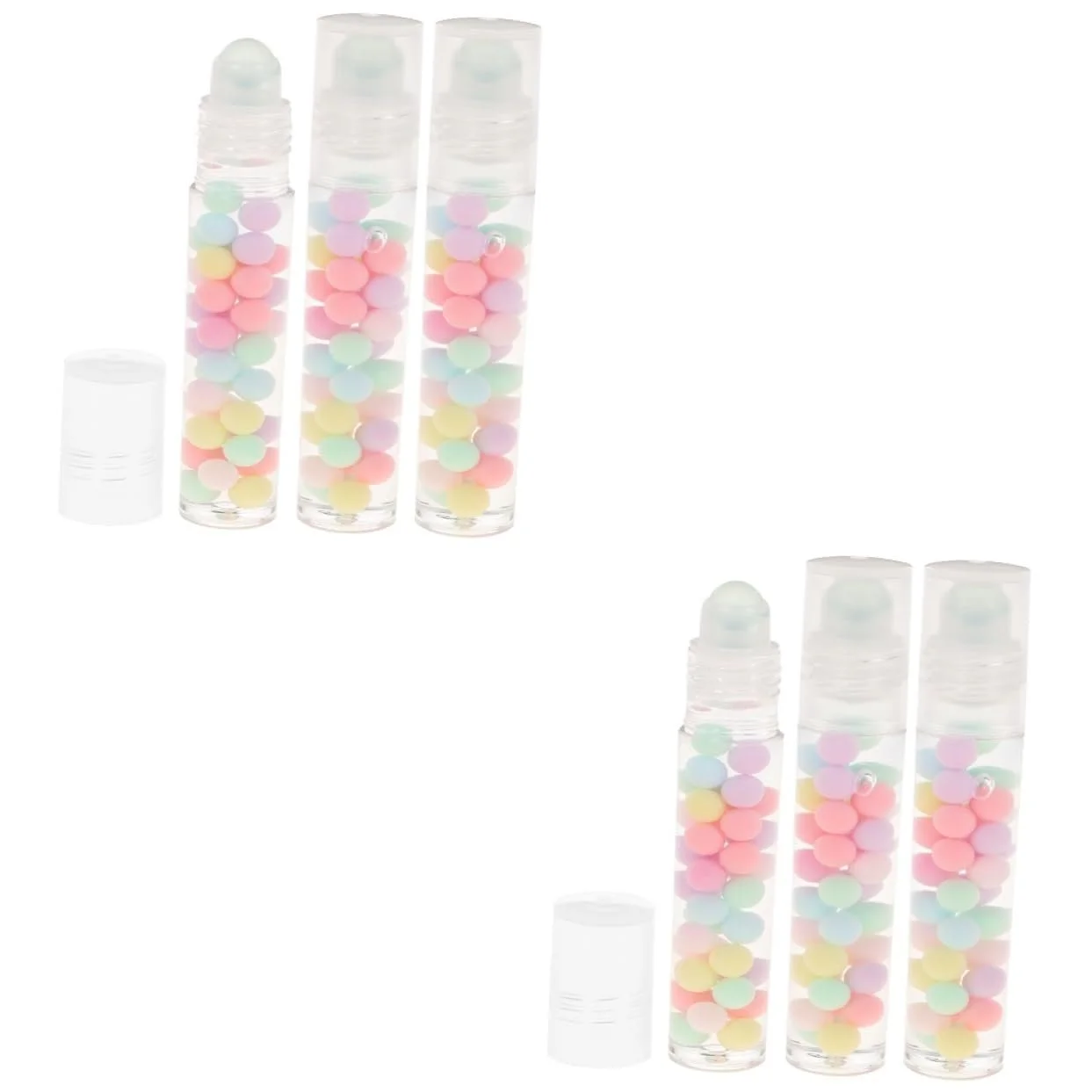 Блиск для губ Healeved Кульковий, набір 6 штук, прозорий, фото №1